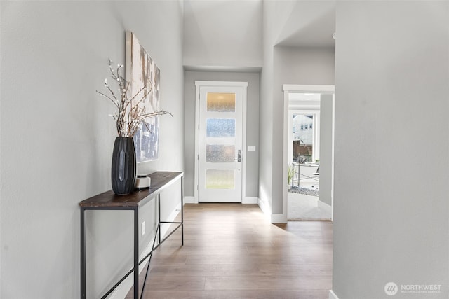 20851 156th St E, Bonney Lake, WA 98391 - entryway with wood finished floors and baseboards