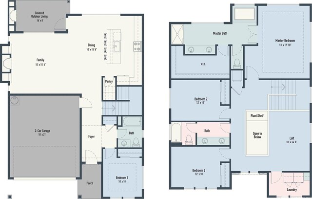 20851 156th St E, Bonney Lake, WA 98391 - view of property floor plan