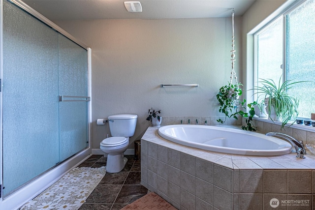 5003 Madison Heights Ct SE, Olympia, WA 98501 - bathroom with a garden tub and a stall shower
