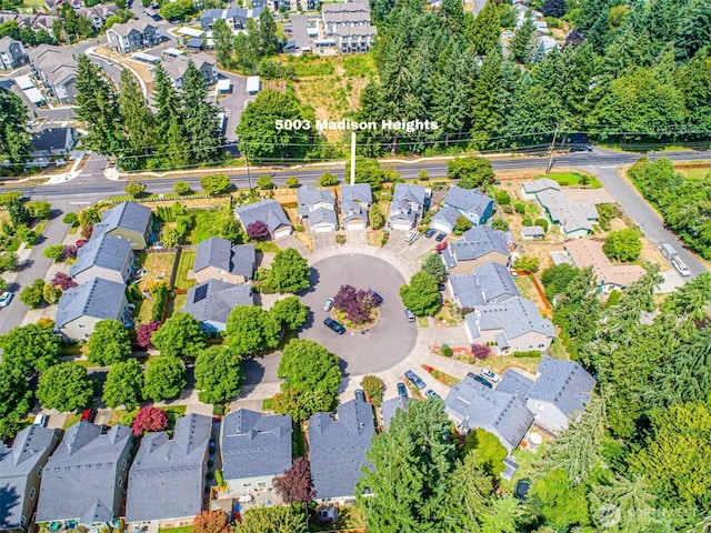 5003 Madison Heights Ct SE, Olympia, WA 98501 - aerial overview of property's location with nearby suburban area