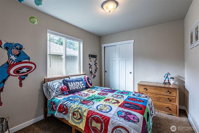 5003 Madison Heights Ct SE, Olympia, WA 98501 - carpeted bedroom featuring baseboards and a closet