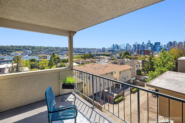 1234 Taylor Ave N Unit 401, Seattle, WA 98109 - balcony featuring a view of skyline