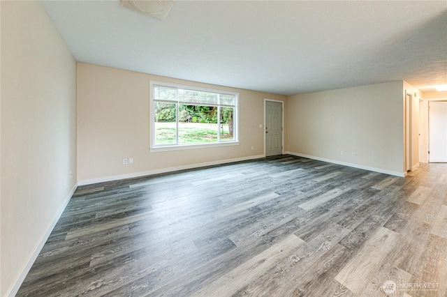 60 Crystal Ct, Sequim, WA 98382 - empty room featuring wood finished floors and baseboards