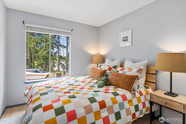 527 N 155th St, Shoreline, WA 98133 - bedroom featuring wood finished floors