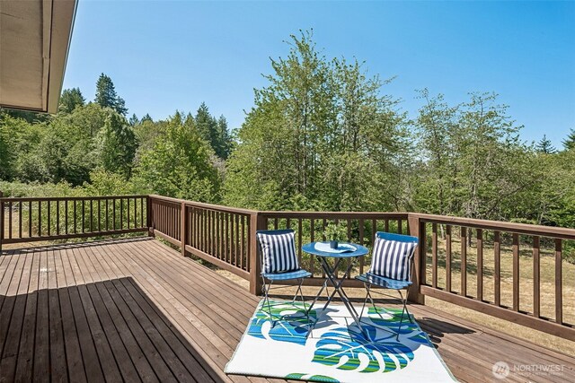 5415 Johnson Point Rd NE, Olympia, WA 98516 - view of wooden terrace