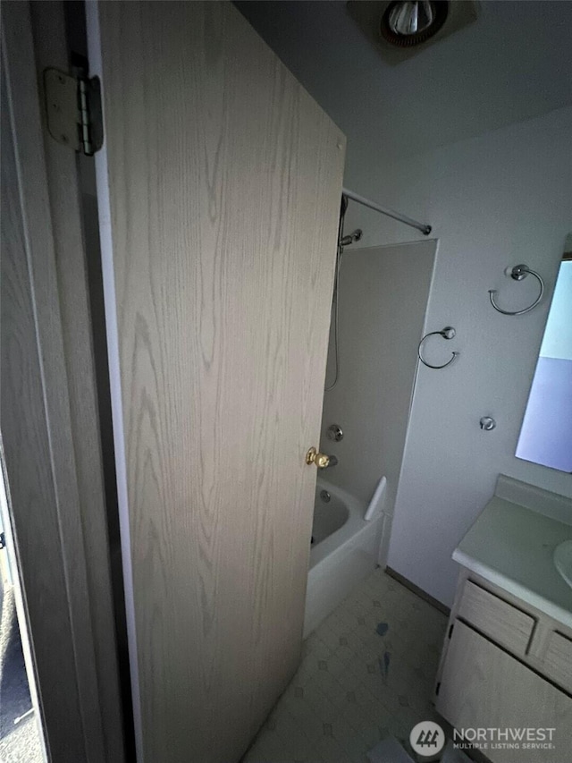 11002 SE Petrovitsky Rd Unit F302, Renton, WA 98055 - full bath featuring tile patterned floors, vanity, and  shower combination