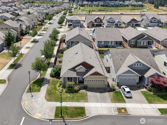 9647 6th Way SE, Lacey, WA 98513 - aerial perspective of suburban area