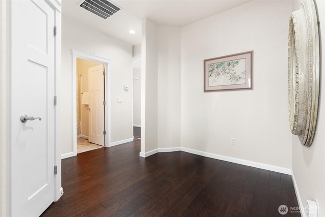 9647 6th Way SE, Lacey, WA 98513 - corridor with hardwood / wood-style floors and recessed lighting