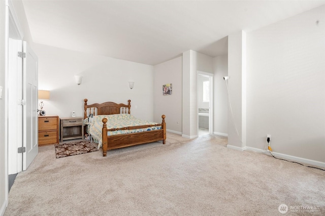 9647 6th Way SE, Lacey, WA 98513 - bedroom with light carpet and baseboards