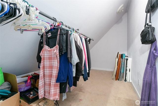 302 S Washington, Everson, WA 98247 - spacious closet with vaulted ceiling and carpet