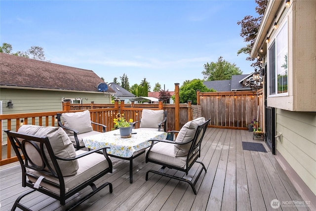 302 S Washington, Everson, WA 98247 - wooden deck featuring outdoor dining space