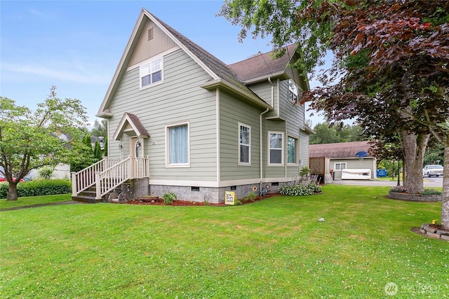 302 S Washington, Everson, WA 98247 - view of property exterior with a yard and crawl space