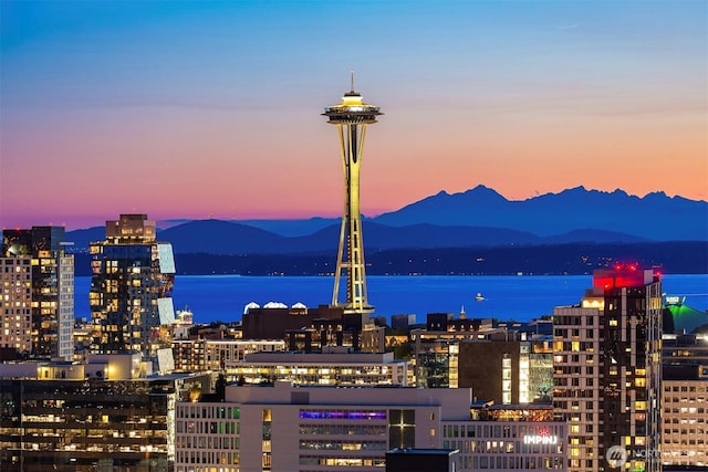 505 Belmont Ave E Unit 801, Seattle, WA 98102 - view of city with a water and mountain view