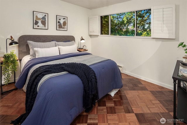 505 Belmont Ave E Unit 801, Seattle, WA 98102 - bedroom featuring baseboards and baseboard heating