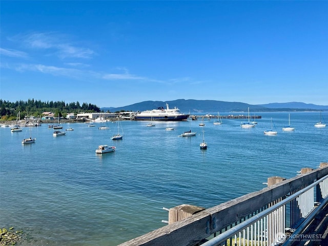 1814 Wilson Ave, Bellingham, WA 98225 - water view featuring a mountain backdrop