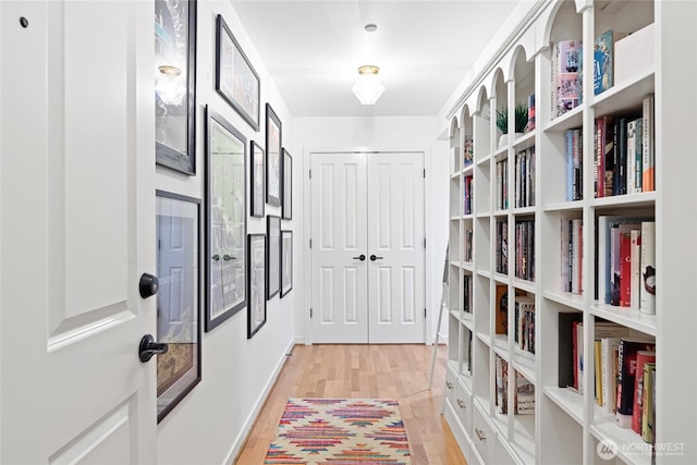 4116 California Ave SW Unit 309, Seattle, WA 98116 - hall featuring light wood finished floors
