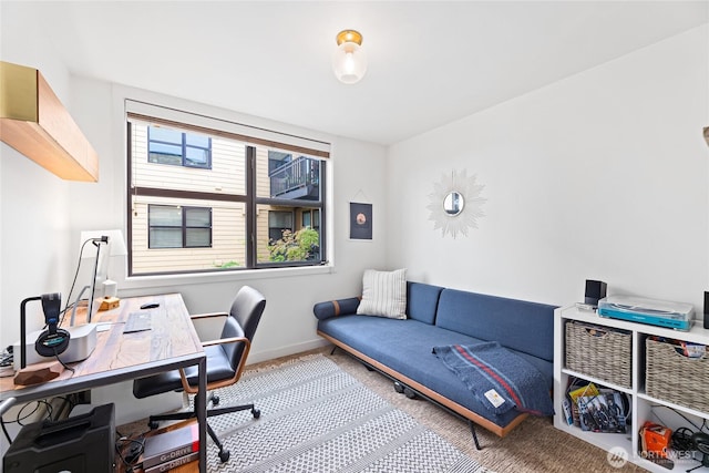 4116 California Ave SW Unit 309, Seattle, WA 98116 - carpeted office space featuring baseboards