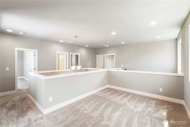 20837 156th St E, Bonney Lake, WA 98391 - unfurnished room with light carpet and recessed lighting