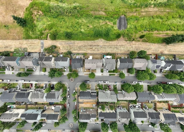 1353 32nd Pl NE, Auburn, WA 98002 - aerial view of property's location with nearby suburban area