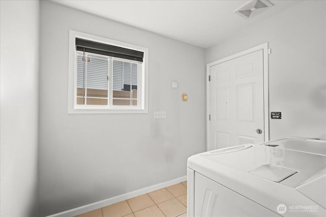 919 4th Ave N, Kent, WA 98032 - laundry room featuring baseboards and light tile patterned floors