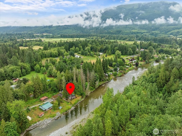 30710 223rd Ave NE, Arlington, WA 98223 - aerial view of property and surrounding area with a large body of water