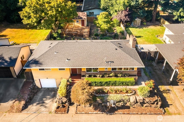 132 NE 130th St, Seattle, WA 98125 - view from above of property