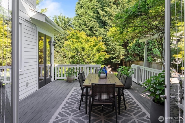 1416 2nd St, Kirkland, WA 98033 - deck featuring outdoor dining area
