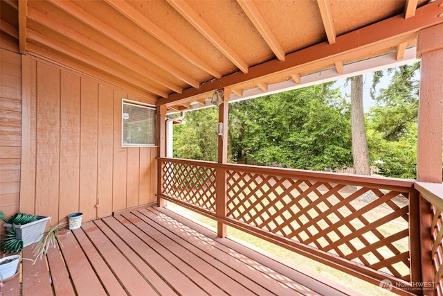 7523 13th Ave SE, Lacey, WA 98503 - view of wooden terrace