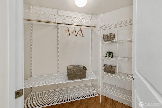819 Virginia St Unit 1606, Seattle, WA 98101 - spacious closet featuring wood finished floors