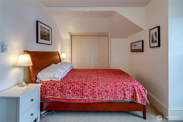 231 E 1st St, Port Angeles, WA 98362 - bedroom with carpet flooring and a closet