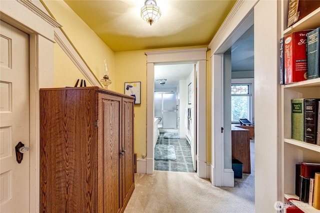 231 E 1st St, Port Angeles, WA 98362 - corridor with carpet