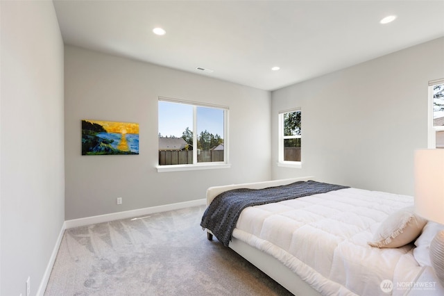 4490 Albatross St, Port Townsend, WA 98368 - bedroom with carpet and recessed lighting