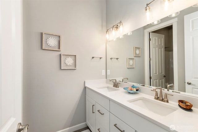 4490 Albatross St, Port Townsend, WA 98368 - full bath featuring double vanity and baseboards