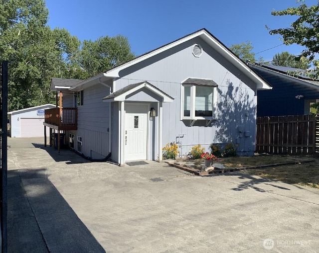 5910 21st Ave SW, Seattle, WA 98106 - view of front of property with an outbuilding