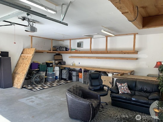 5910 21st Ave SW, Seattle, WA 98106 - garage with a garage door opener and electric panel