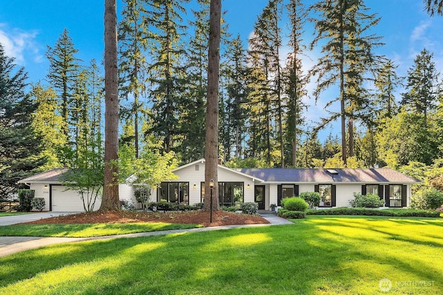 23350 SE 22nd St, Sammamish, WA 98075 - view of front of property with a front lawn, driveway, and an attached garage