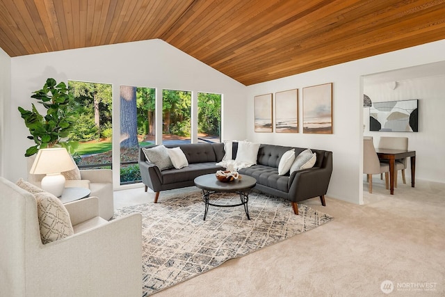 23350 SE 22nd St, Sammamish, WA 98075 - carpeted living area with vaulted ceiling and wooden ceiling