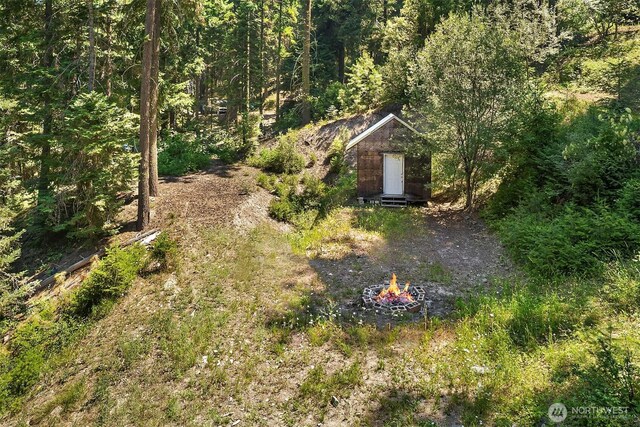 61 Tom And Nita Rd, Cle Elum, WA 98922 - view of yard with a wooded view