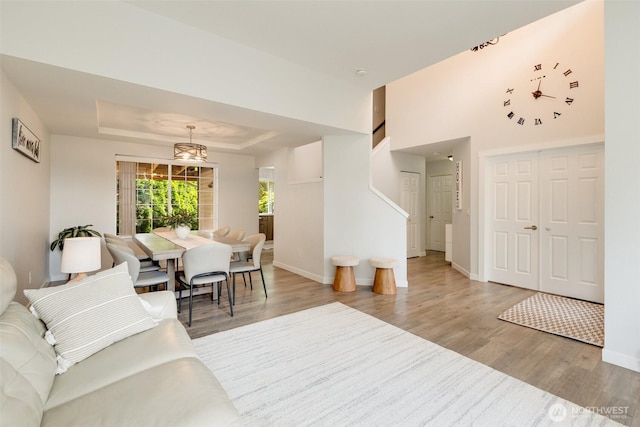 36318 30th Ave S, Federal Way, WA 98003 - living area featuring wood finished floors