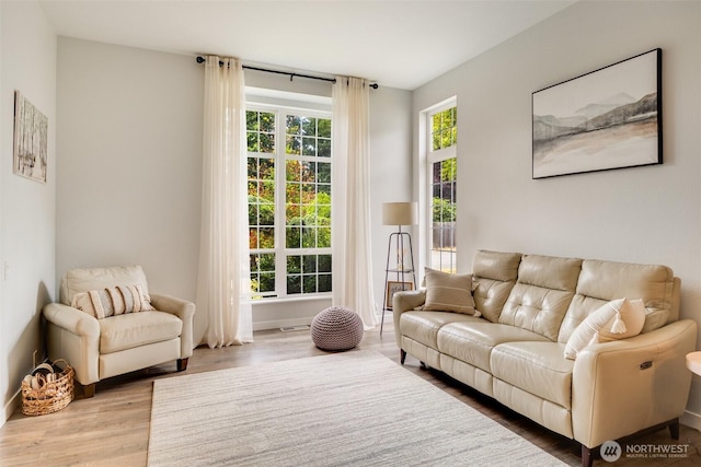 36318 30th Ave S, Federal Way, WA 98003 - living room featuring wood finished floors and baseboards