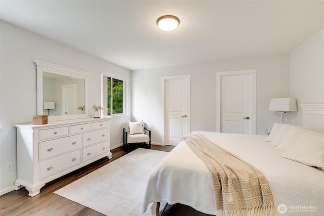 36318 30th Ave S, Federal Way, WA 98003 - bedroom with dark wood-style floors