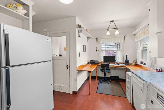 235 S 59th St, Tacoma, WA 98408 - office area featuring brick patterned floors