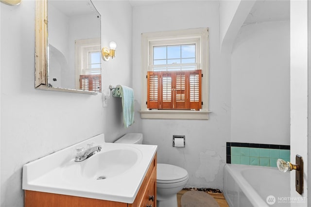 235 S 59th St, Tacoma, WA 98408 - bathroom with vanity and a garden tub