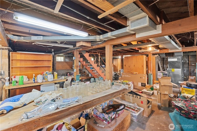 235 S 59th St, Tacoma, WA 98408 - view of unfinished basement