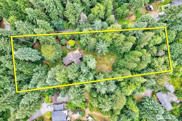 22526 53rd Ave SE, Bothell, WA 98021 - aerial view of property's location with property parcel outlined