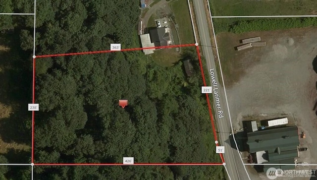 9910 Lowell Larimer Rd, Everett, WA 98208 - map / location with property parcel outlined