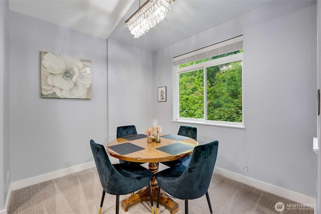 5809 Highway Pl Unit B304, Everett, WA 98203 - carpeted dining space featuring baseboards