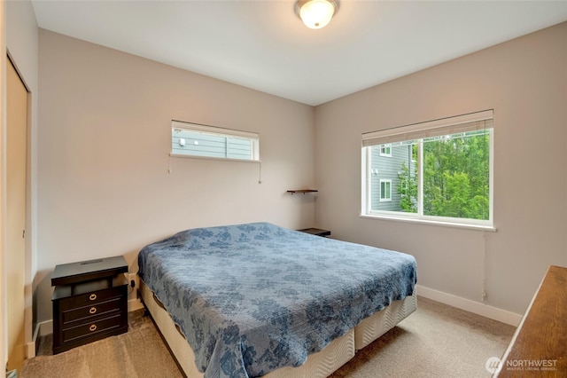 5809 Highway Pl Unit B304, Everett, WA 98203 - bedroom with multiple windows, carpet, and a closet
