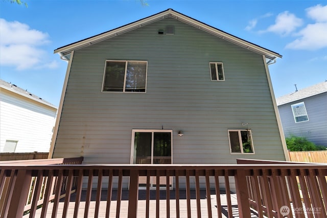 12904 159th St E, Puyallup, WA 98374 - back of house featuring a deck