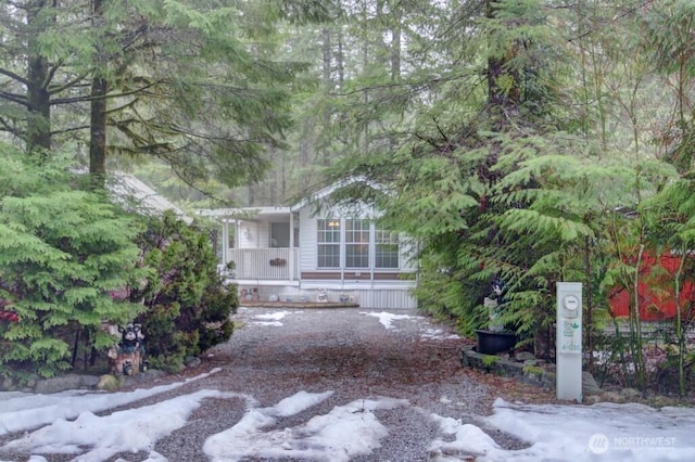 35 Branch Cir, Deming, WA 98244 - view of front of property with a porch